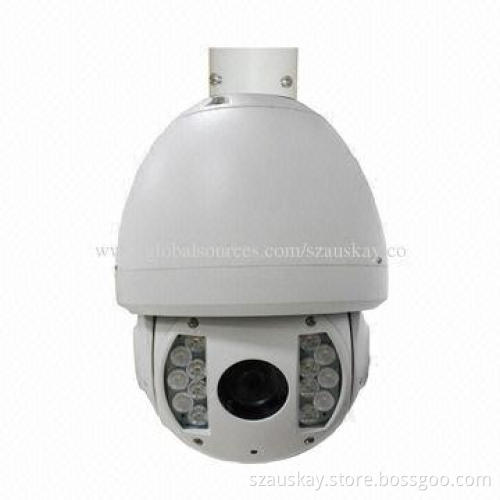 IP Speed Dome Camera with IR 100m Distance, 2,400/4,800/19,200Mbps, 9-inch IR High-speed
